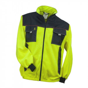 Polar-Y - Jacheta polar fleece reflectorizanta, galben NEON