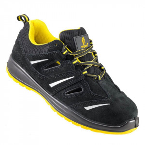 Urgent Alpine Yellow - Pantofi de protectie din piele velur (S1, SRA)