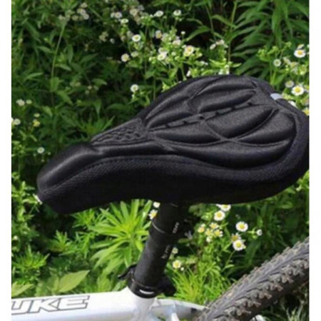 Husa universala neagra cu gel pentru scaunul bicicletei AVX-RW5D