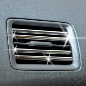 Rola Ornament Auto de tip "U" pentru muchii sau grila ventilatie, 15m liniari, culoare Crom SILVER