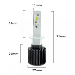 Set 2 Becuri Led Auto H1 4000 lumeni 12-24V Fara Canbus