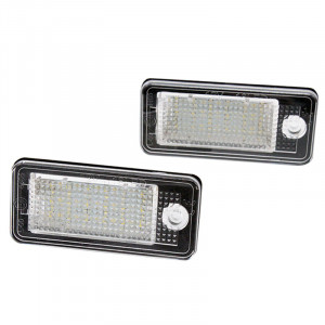 Set 2 Lampi Led Dedicate Numar Inmatriculare Audi A4 B6 B7