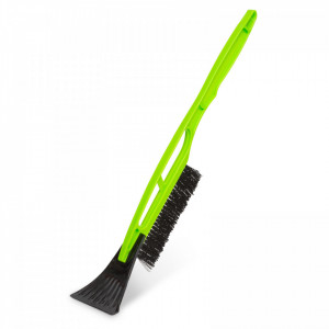 MNC- Perie pentru zăpadă cu racletă pentru gheaţă, mâner mat. plastic, 510 mm - verde