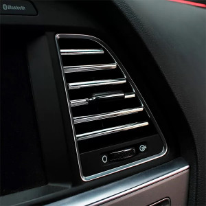 Rola Ornament Auto de tip "U" pentru muchii sau grila ventilatie, 15m liniari, culoare Crom SILVER