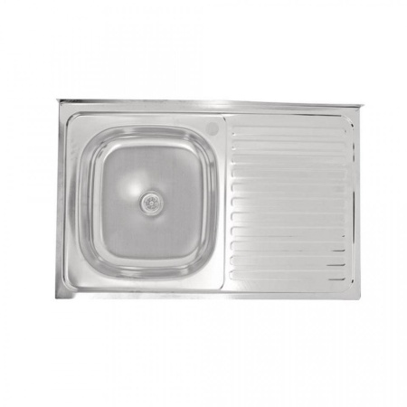 Chiuveta inox/dreapta, 80 x 50 cm