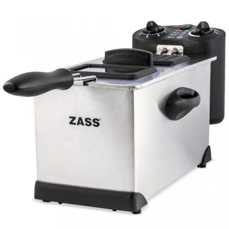 Friteuza Zass ZDF 02, 2000W, 3L, Temporizator 30min, Termostat reglabil 130-190 *