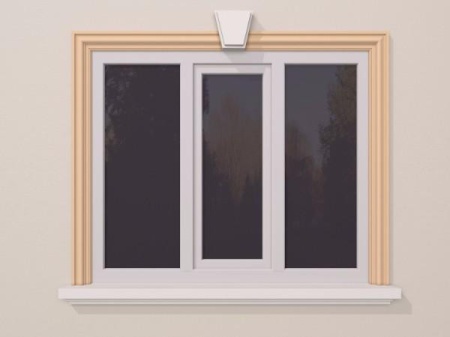 Ancadrament fereastra exterior AP116 dimensiuni 120x40x2000 mm