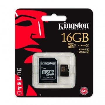 Card memorie Kingston MicroSDHC 16GB Class 10