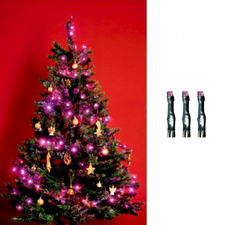 Ghirlandă cu LED-uri, 4 m, 230V, pink KI 50 LED/P