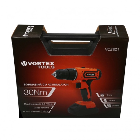 Masina gaurit/insurubat VORTEX TOOLS VO2801, 14.4V, 1300mAH