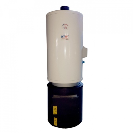 Ansamblu Boiler de baie pe Lemne izolat Silver HTM doua surse doua circuite