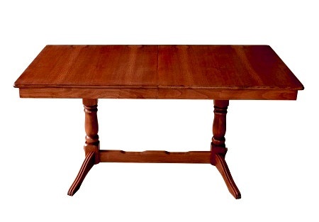 Masa extensibila Europa lemn masiv nuanta Nuc , dreptunghiulara, 2 extensii, 231/192/153x96x76