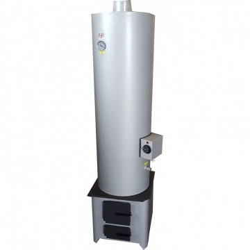 Ansamblu boiler 90 L cu focar Economic FM , doua surse , LEMN + ELECTRIC