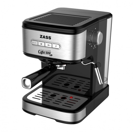 Espressor Zass ZEM 03, presiune 20 bari, 1,5 litrii, dispozitiv spumare, 2 filtre