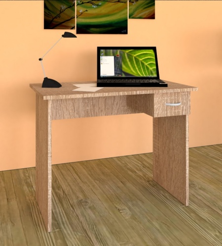 Birou calculator, stejar, 770 x 550 x 700 mm