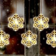 Ghirlanda cu LED-uri, tip fulgi de zapada KAF 8/F
