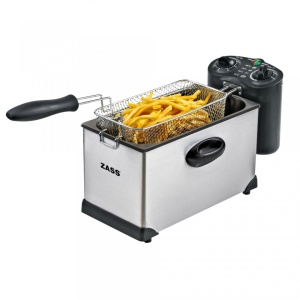 Friteuza Zass ZDF 02, 2000W, 3L, Temporizator 30min, Termostat reglabil 130-190 *