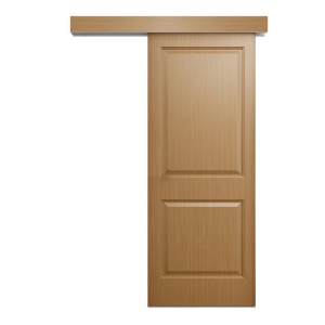 Usa glisanta 2 panouri, 210 x 82 x 4 cm, nuanta stejar