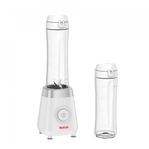 Blender Tefal Fresh & Go BL1KJ131, 300W, 4 lame, 2 recipiente 600 ml