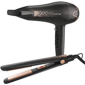 Set ROWENTA Copper Forever YD3059F0, Uscator + Placa de indreptat
