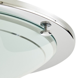 Plafoniera rotunda cromat , 60 W, soclu E 27