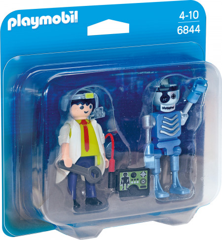 Set 2 Figurine - Om De Stiinta Si Robot