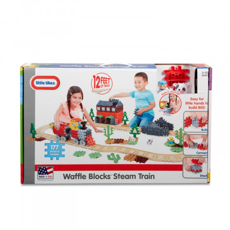 Blocuri De Constructie - Tren Cu Aburi