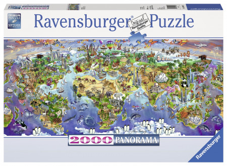 Puzzle Minunile Lumii, 2000 Piese