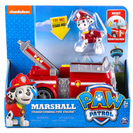 Paw patrol fire truck 2024 transformer