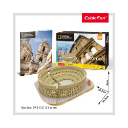 PUZZLE 3D+BROSURA-COLOSSEUM 131 PIESE