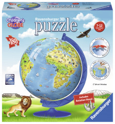 PUZZLE 3D COPII - GLOBUL LUMII, 180 PIESE