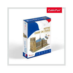 PUZZLE 3D NOTRE DAME (NIVEL MEDIU 53 PIESE)