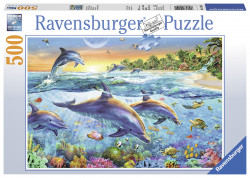 Puzzle Delfini, 500 Piese