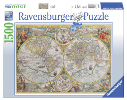 PUZZLE HARTA ISTORICA, 1500 PIESE