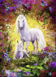 PUZZLE UNICORN SI MANZ, 500 PIESE