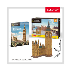 PUZZLE 3D+BROSURA-BIG BEN 117 PIESE