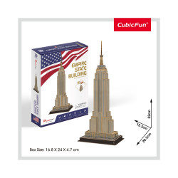 PUZZLE 3D EMPIRE STATE BUILDING (NIVEL MEDIU 54 PIESE)