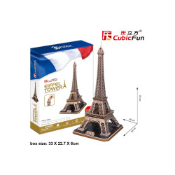 PUZZLE 3D TURNUL EIFFEL (NIVEL COMPLEX 82 PIESE)