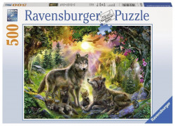 PUZZLE FAMILIA LUPILOR, 500 PIESE