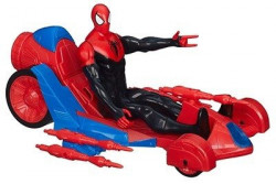 Set figurina Spiderman + masina turbo