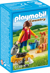 Femeie Cu Familie De Pisici