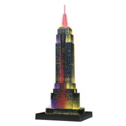 PUZZLE 3D EMPIRE STATE BUILDING - LUMINEAZA NOAPTEA, 216 PIESE