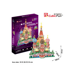 PUZZLE 3D LED CATEDRALA ST. BASIL 224 PIESE