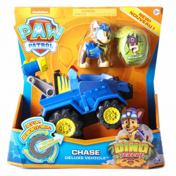 PAW PATROL CHASE VEHICLE + CHASE FIGURE + DINO