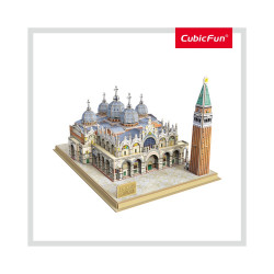 PUZZLE 3D+BROSURA-PIATA SAN MARCO 107 PIESE