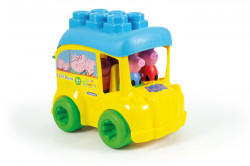 Soft Clemmy-Autobuz Peppa Cu Cuburi