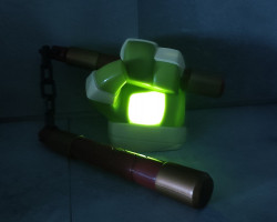 Lampa decorativa 3D Testoasele Ninja Michelangelo