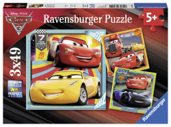 PUZZLE CARS, 3x49 PIESE