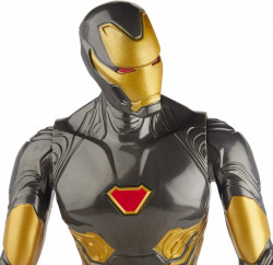 Figurina Iron Man negru/auriu, 30cm