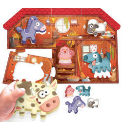 MONTESSORI PRIMUL MEU PUZZLE - FERMA
